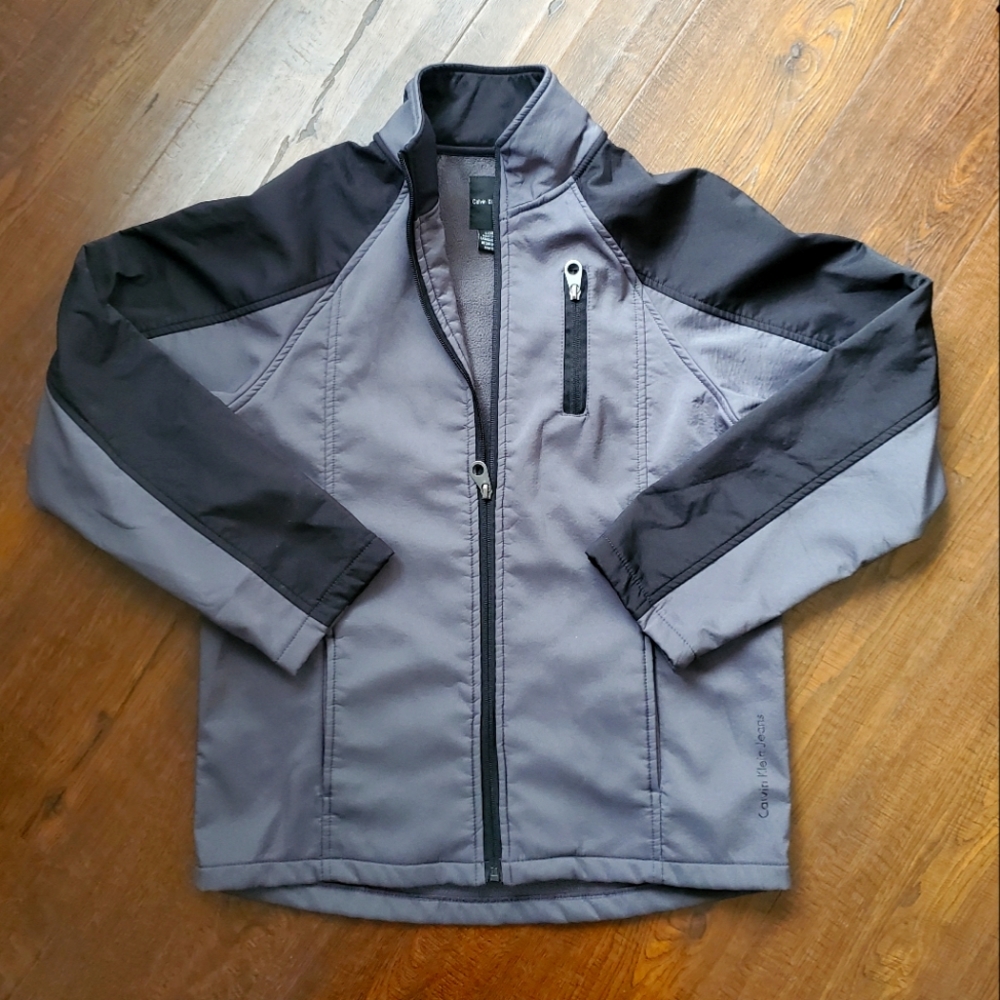 Calvin Klein Jeans Zip Up Fleece Lined Jacket‎ Size L